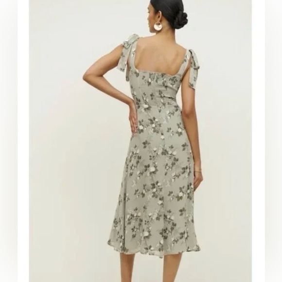 Reformation Twilight Dress in Verde size 6 petite. EUC - Picture 3 of 7